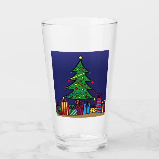 Weihnachtsbaum Glas (Vorderseite)