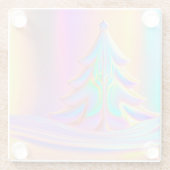 Weihnachtsbaum Glasuntersetzer (Rückseite)