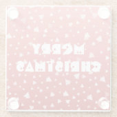 Weihnachtsbaum Glasuntersetzer (Rückseite)