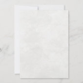 Weihnachtsbaum Glitzer Einladung (Rückseite)