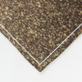 Weihnachtsbaum Glitzer und Schneeflocken | Gold Fleecedecke (Ecke)