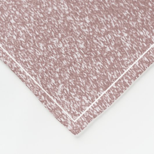 Weihnachtsbaum Glitzer und Schneeflocken | Rosa Fleecedecke (Ecke)