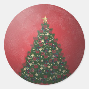 Weihnachtsbaum Globe Sticker