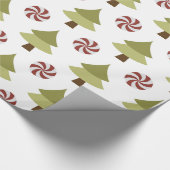 Weihnachtsbaum-Glossy Wrapping Paper Geschenkpapier (Ecke)