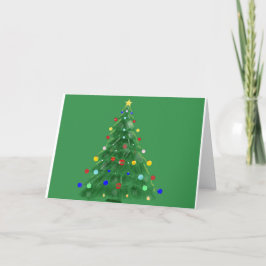 Weihnachtsbaum - glückliche Ferien Feiertagskarte