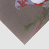 Weihnachtsbaum Gnome Niedlich Red Holiday Seidenpapier (Ausschnitt)