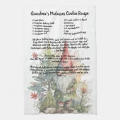 Weihnachtsbaum Gnome Wasserfarbe Rezept Keepe Geschirrtuch (Vertikal)