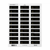 Weihnachtsbaum Gold Glitzer Reittiere (Vorne)