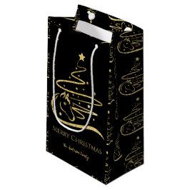 Weihnachtsbaum Gold Glitzer Reittiere Kleine Geschenktüte