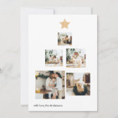 Weihnachtsbaum | Gold Star | Happy Holiday (Vorderseite)