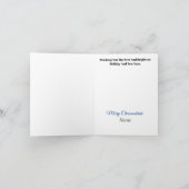 Weihnachtsbaum Golden Hamsa Chrismukkah Card Karte (Innenseite)