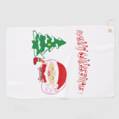 Weihnachtsbaum Golf Handtücher (Horizontal)