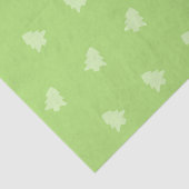 Weihnachtsbaum Green auf Grün Seidenpapier (Ausschnitt)