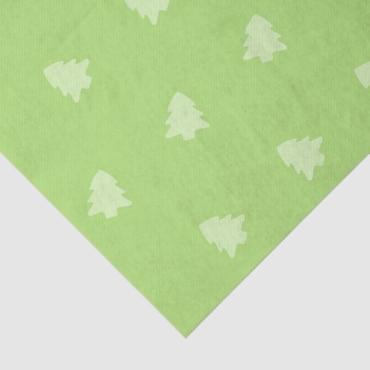 Weihnachtsbaum Green auf Grün Seidenpapier (Ausschnitt)