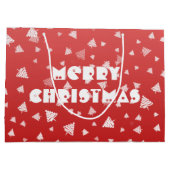 Weihnachtsbaum Große Geschenktüte (Rückseite)