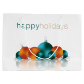 Weihnachtsbaum Große Geschenktüte (Rückseite)