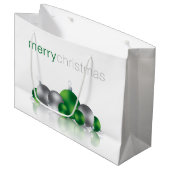 Weihnachtsbaum Große Geschenktüte (Vorderseite Schrägansicht)