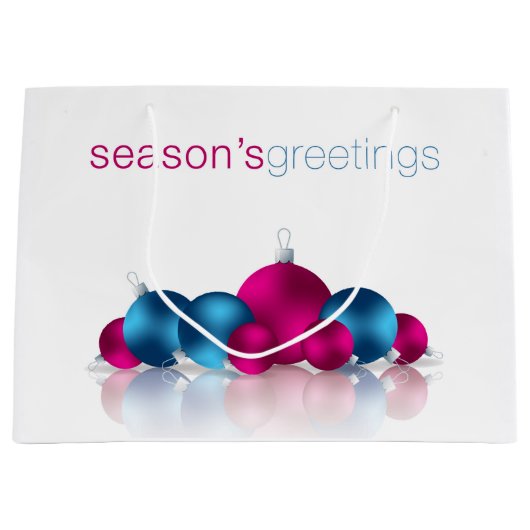 Weihnachtsbaum Große Geschenktüte (Vorderseite)