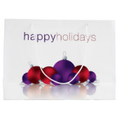 Weihnachtsbaum Große Geschenktüte (Rückseite)