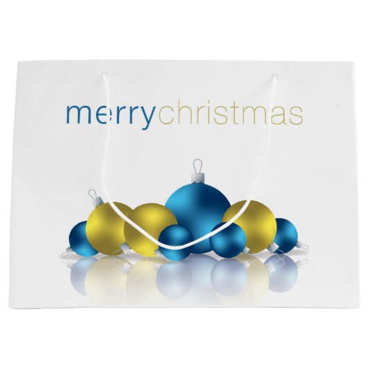 Weihnachtsbaum Große Geschenktüte (Vorderseite)