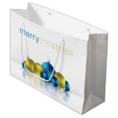 Weihnachtsbaum Große Geschenktüte (Vorderseite Schrägansicht)