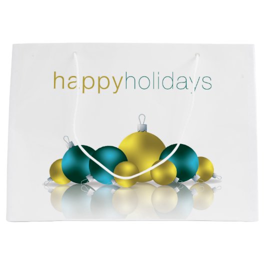 Weihnachtsbaum Große Geschenktüte (Vorderseite)