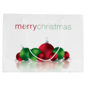 Weihnachtsbaum Große Geschenktüte (Rückseite)