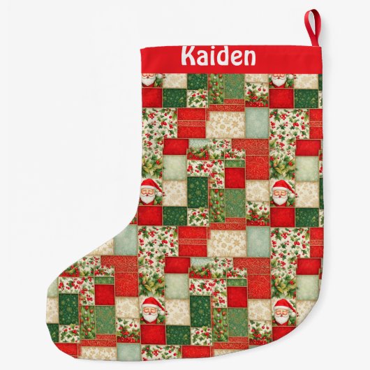 Weihnachtsbaum Großer Weihnachtsstrumpf (Rückseite)