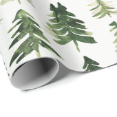 Weihnachtsbaum Grüne Pine Tree Geschenkpapier (Rolleneckpunkt)