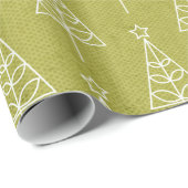 Weihnachtsbaum Grüne XMAS Druckverpackungspapier Geschenkpapier (Rolleneckpunkt)