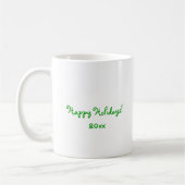 Weihnachtsbaum Grüner Foto Rahmen Kaffeetasse (Links)