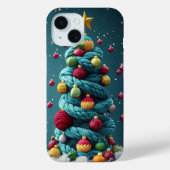 Weihnachtsbaum Grüner Roter Weihnachtsbaum Case-Mate iPhone Hülle (Rückseite)