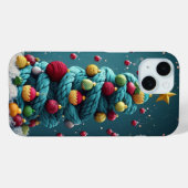 Weihnachtsbaum Grüner Roter Weihnachtsbaum Case-Mate iPhone Hülle (Rückseite (Horizontal))