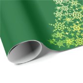 Weihnachtsbaum Grünes Geschenkpapier (Rolleneckpunkt)