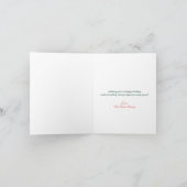 Weihnachtsbaum-Gruß-Karte Feiertagskarte (Innenseite)