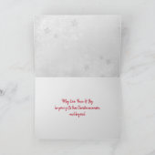 Weihnachtsbaum Grüße Fotokarte Karte (Innenseite)