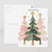 Weihnachtsbaum Grüße Postkarte (Vorne/Hinten)