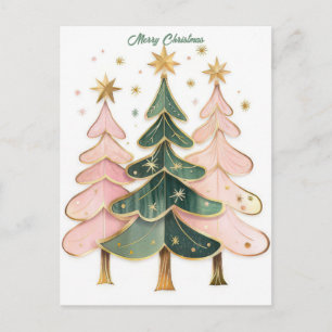 Weihnachtsbaum Grüße Postkarte