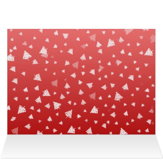 Weihnachtsbaum-Grußkarte (Innenansicht Horizontal (Oben))