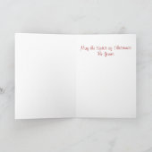 Weihnachtsbaum - Grußkarte Feiertagskarte (Innenseite)