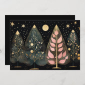 Weihnachtsbaum-Grußkarte Feiertagskarte (Vorne/Hinten)