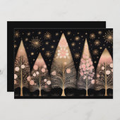 Weihnachtsbaum-Grußkarte Feiertagskarte (Vorne/Hinten)