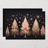 Weihnachtsbaum-Grußkarte Feiertagskarte (Vorne/Hinten)