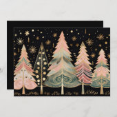 Weihnachtsbaum-Grußkarte Feiertagskarte (Vorne/Hinten)
