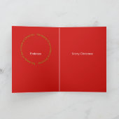 Weihnachtsbaum-Grußkarte Feiertagskarte (Innenseite)