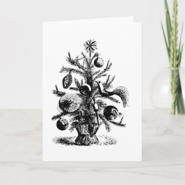 Weihnachtsbaum-Grußkarte Feiertagskarte