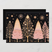 Weihnachtsbaum-Grußkarte Feiertagskarte (Vorne/Hinten)