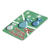 Weihnachtsbaum Grußkarte zum Fest Magnet (Linke Seite)