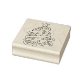 Weihnachtsbaum Gummistempel (Stempel)