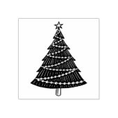 Weihnachtsbaum Gummistempel (Prägung)